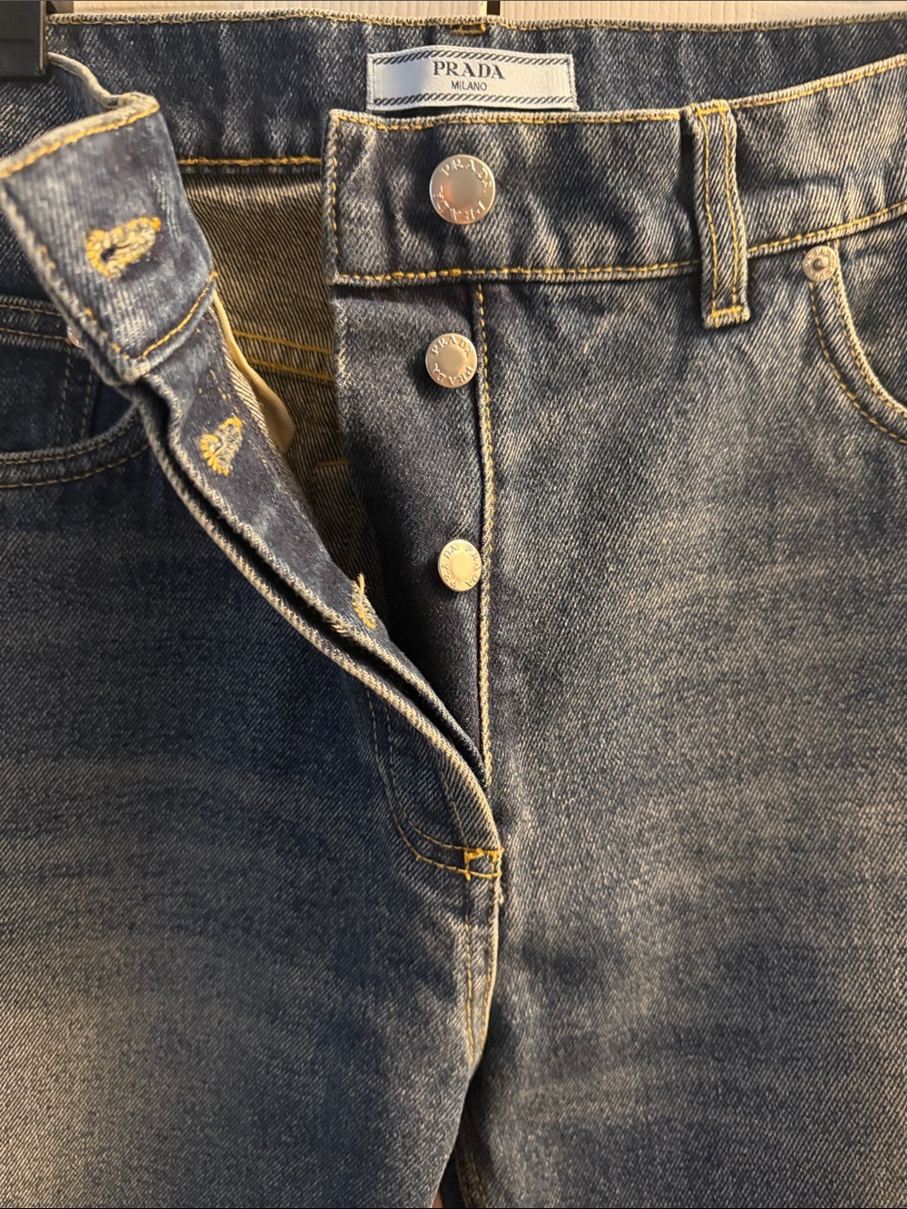 Prada Straight Leg Jeans in Size 25 - Picture 6 of 8